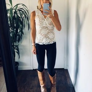 CAbi Lace Tank Top